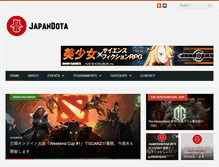 Tablet Screenshot of japandota.com